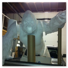 Silverback Alpha at cut styrofoam stage