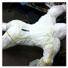 Silverback Alpha at cut styrofoam stage