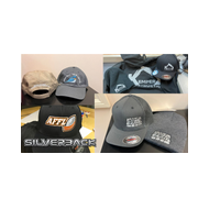 embroided hats and hoodies