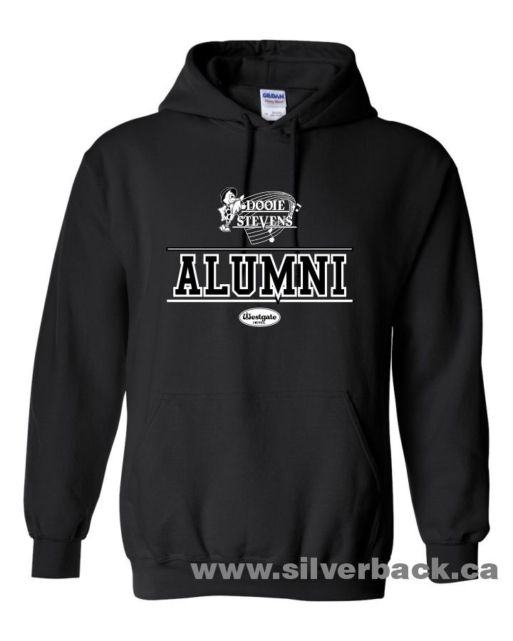 Dooie ALUMNI BLACK HOODIE