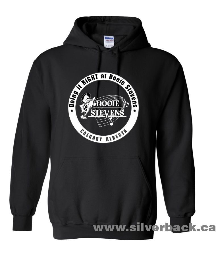 Dooie Doing it Right BLACK HOODIE